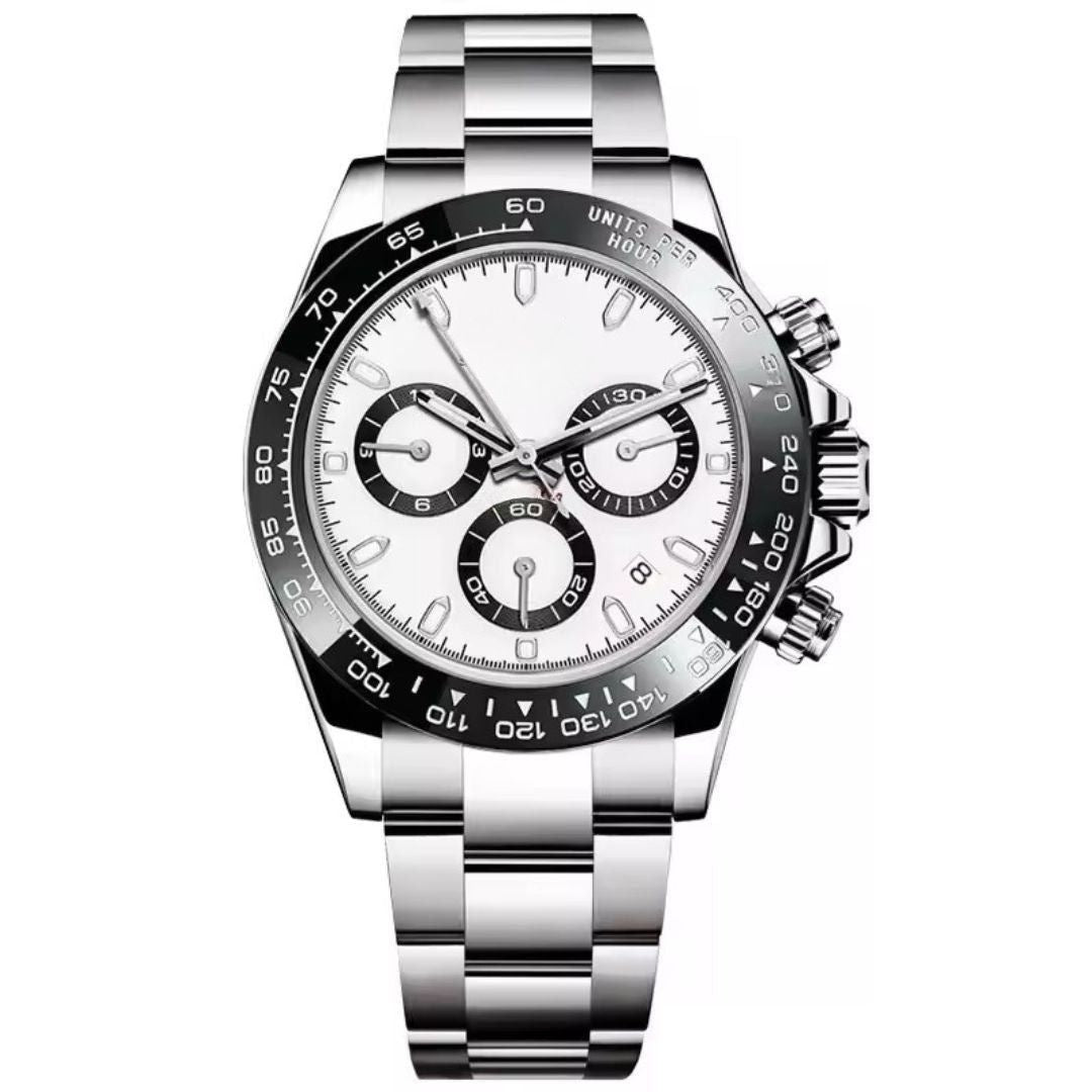White Gold Oyster-Style Bracelet