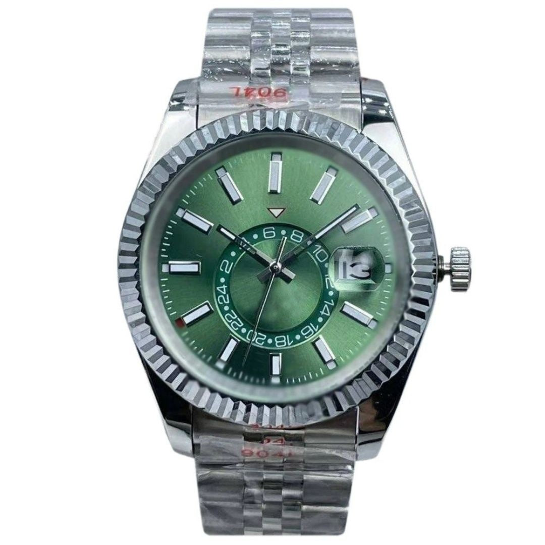 Green Dial Oyster-Style Bracelet