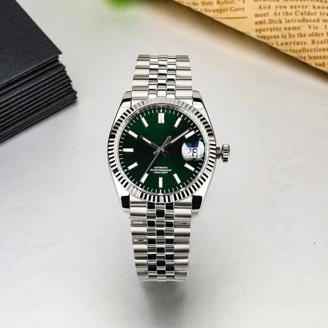 Green Dial Jubilee-Style Bracelet
