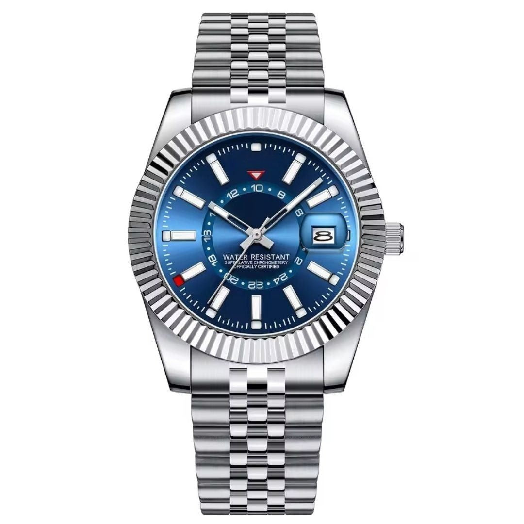 Blue Dial Jubilee-Style Bracelet